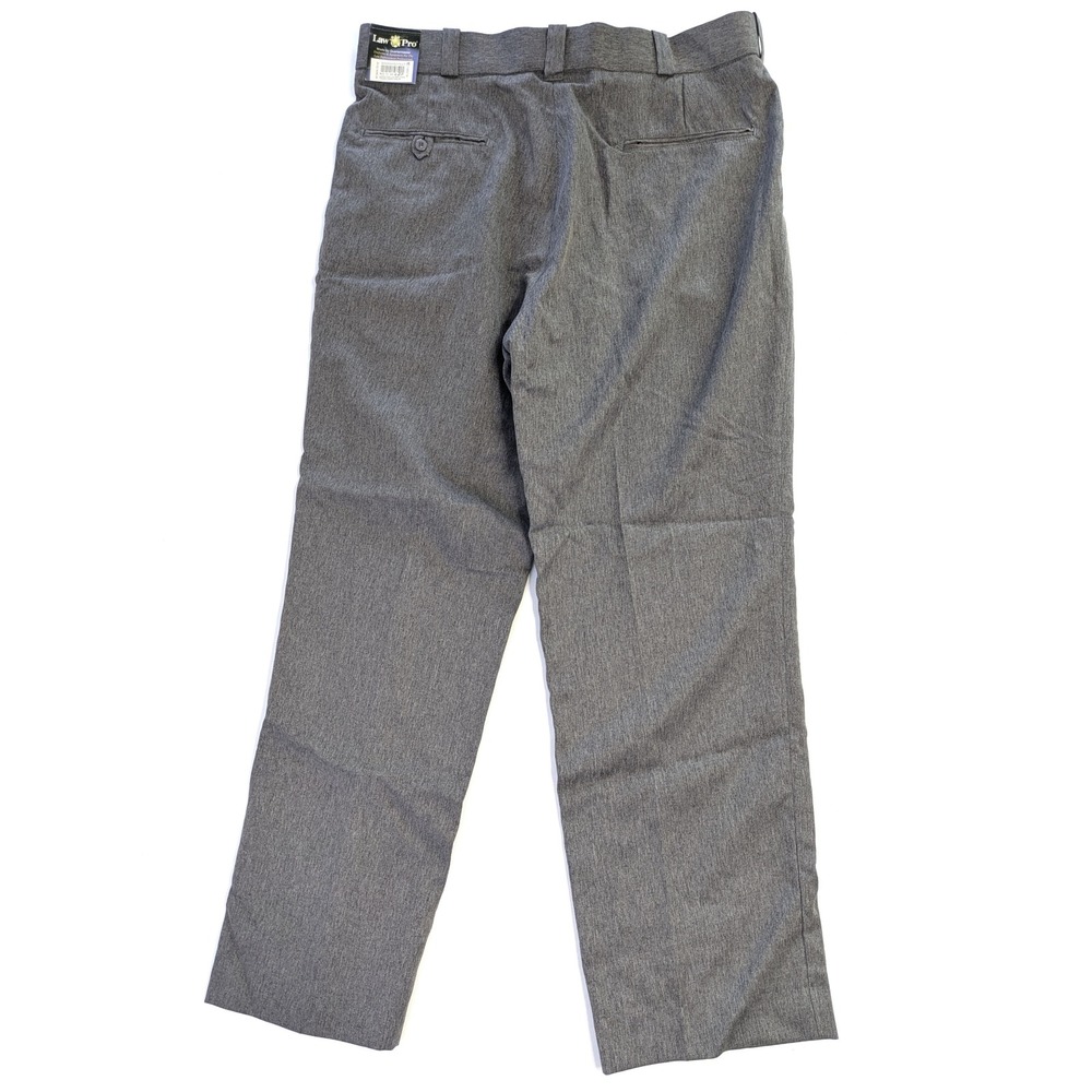 LawPro Heather Grey Fine-Line Twill Uniform Trousers Mens 38x30 Law New NWT